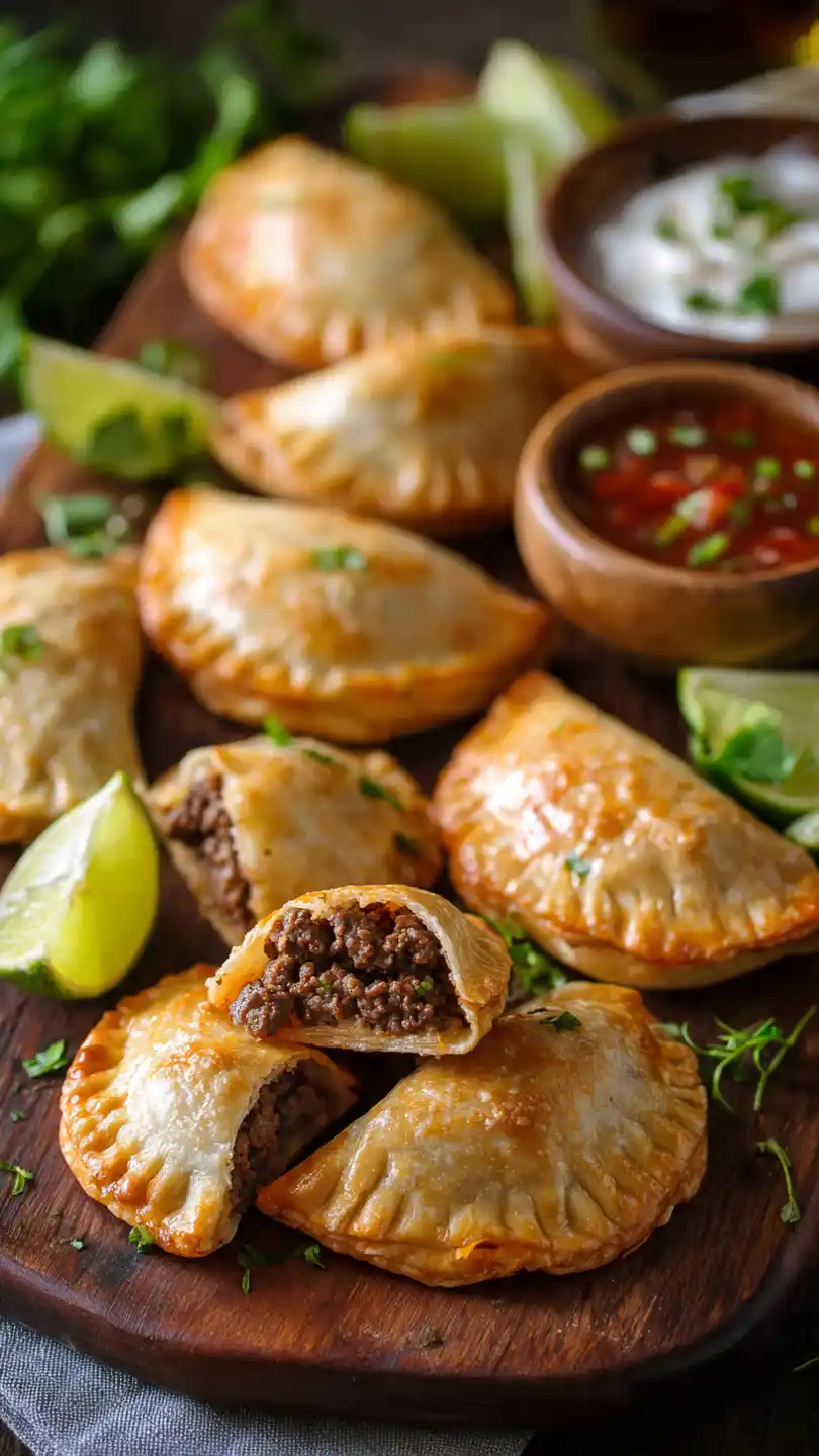 Mexican Appetizers Mini Beef Empanadas