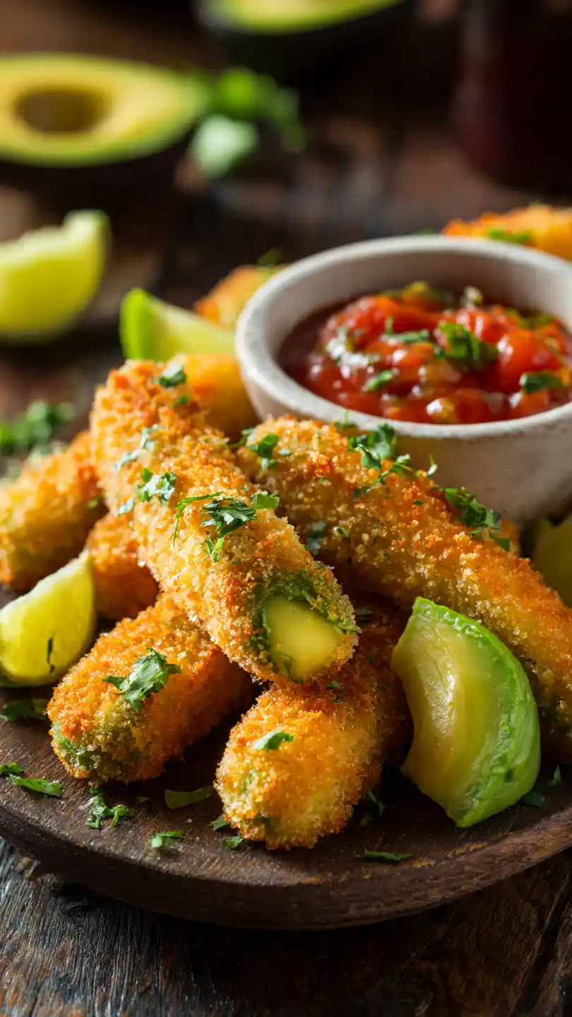 Mexican Appetizers with Avocado Fries