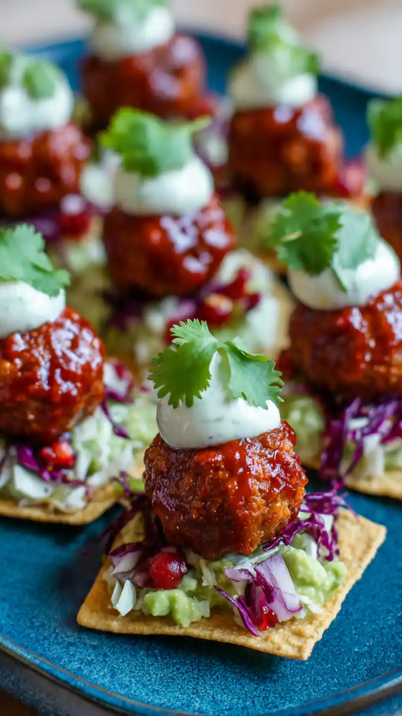 Mexican Appetizers with Mexican Meatballs