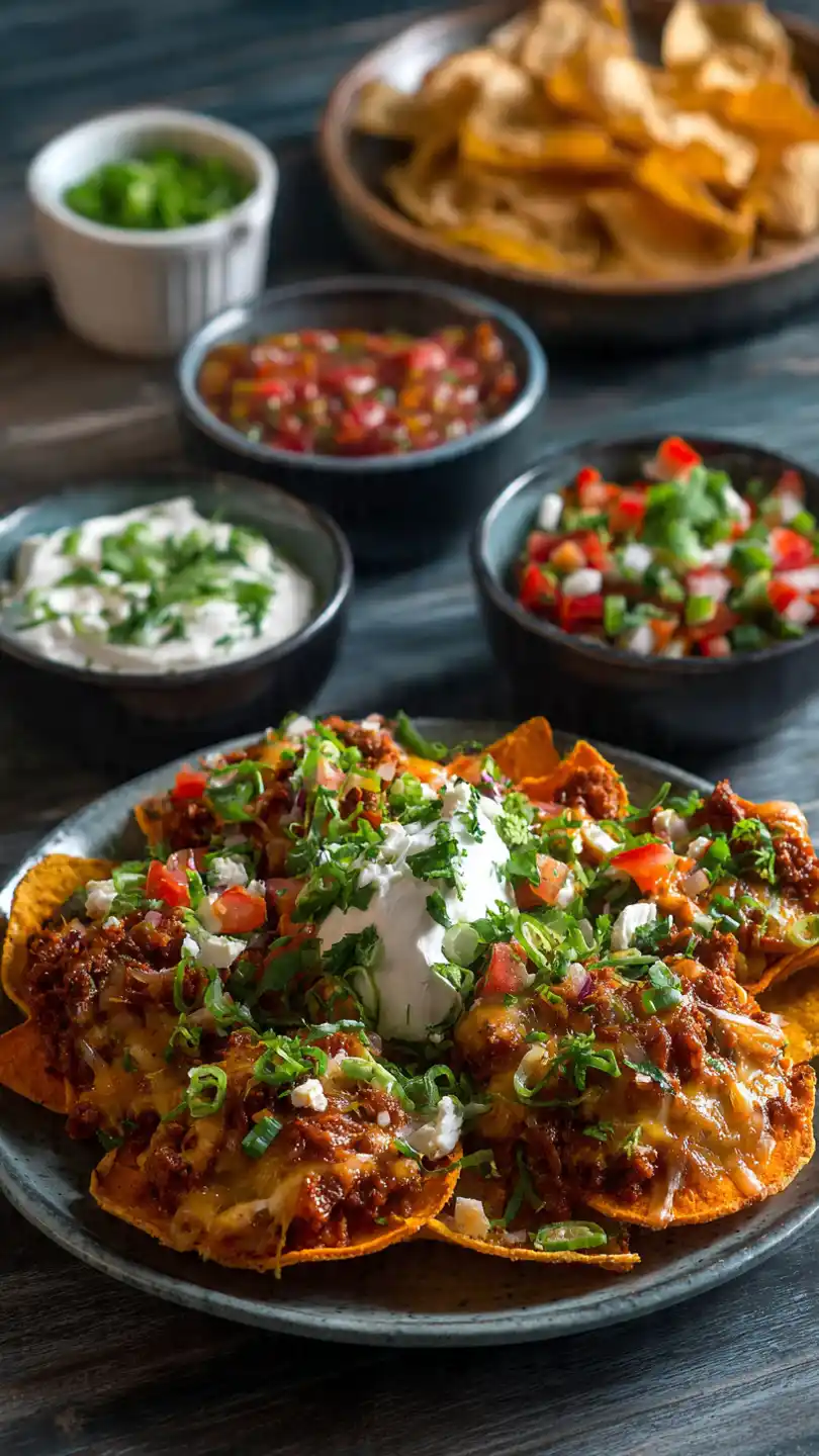 Mexican Appetizers with Sweet Potato Nachos