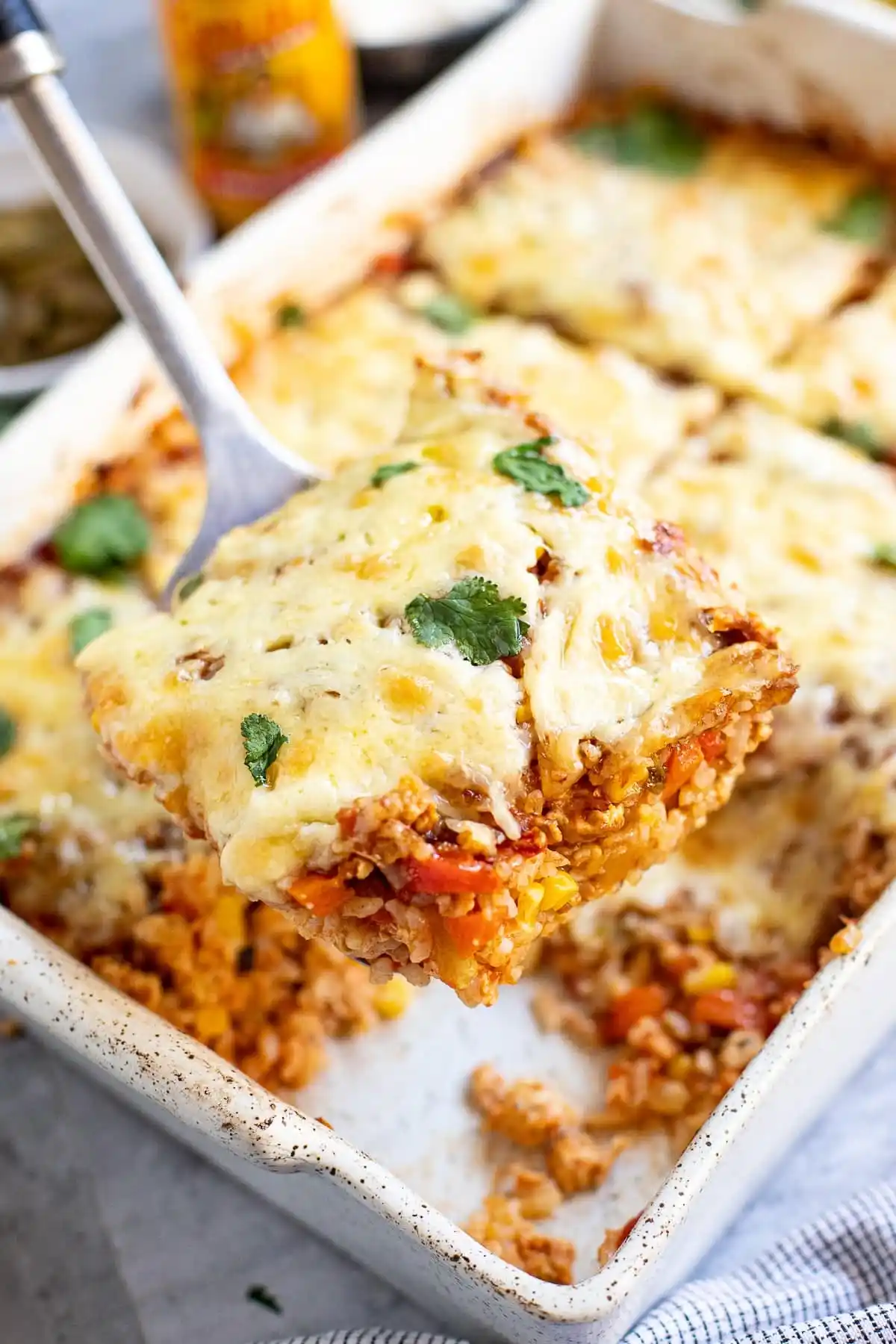 Mexican Casserole Cheesy Chicken Rice Bake