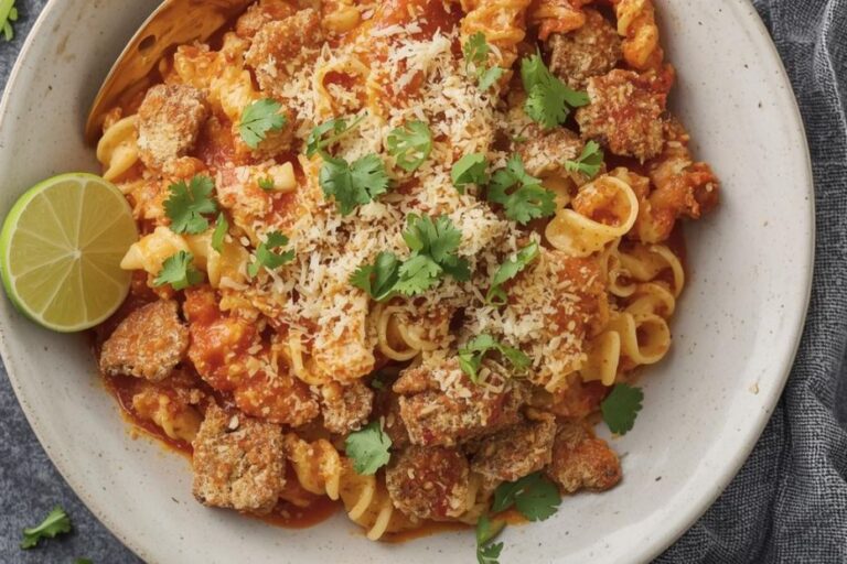 Mexican pasta casserole