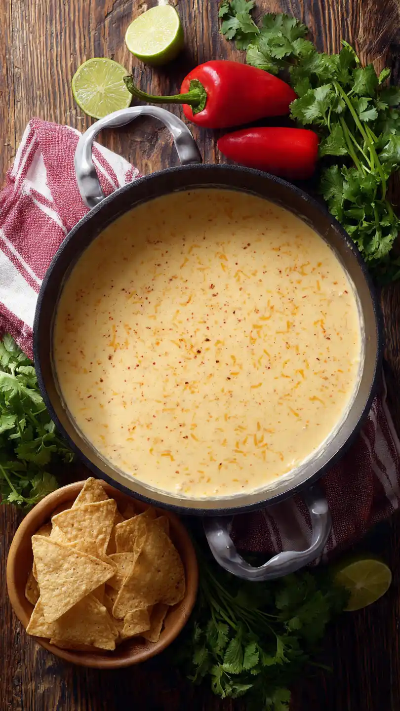Prepare the Cheese Queso Dip