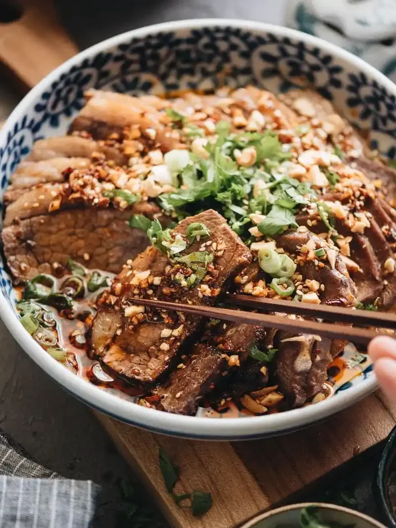 Beef Salad Chinese Szechuan Beef Salad