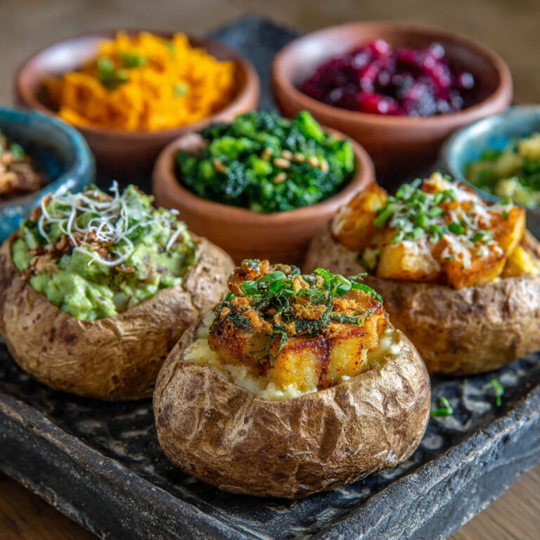 Easy Weeknight Dinner: Air Fryer Jacket Potatoes with Healthy Filling Ideas